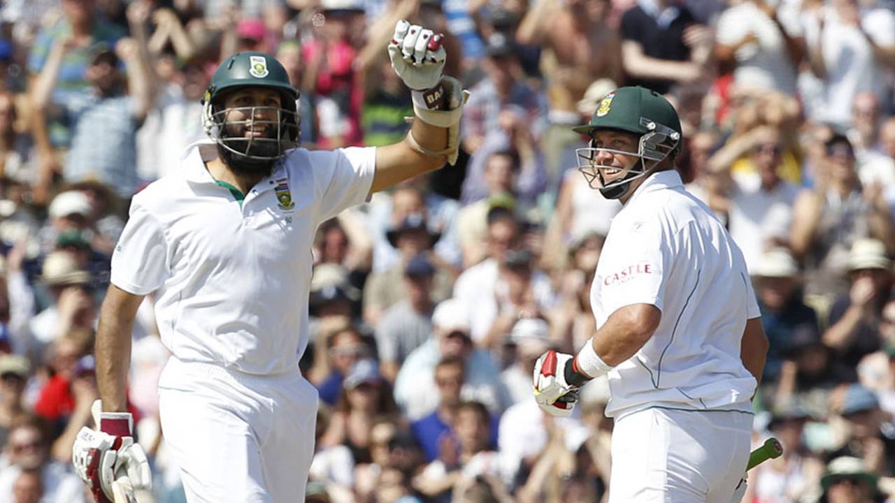 Hashim Amla and Jacques Kallis added a record stand, England v South Africa, 1st Investec Test, The Oval, July 22, 2012