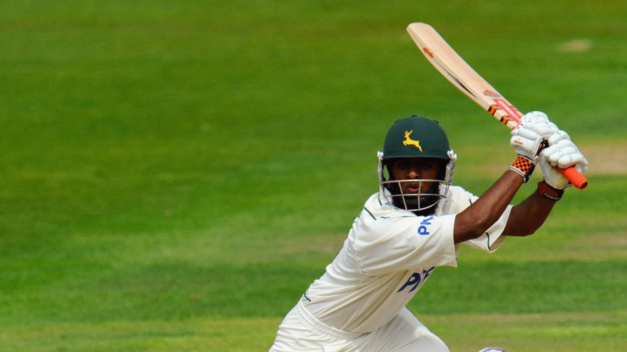 Bilal Shafayat struck two fours before being removed for 16