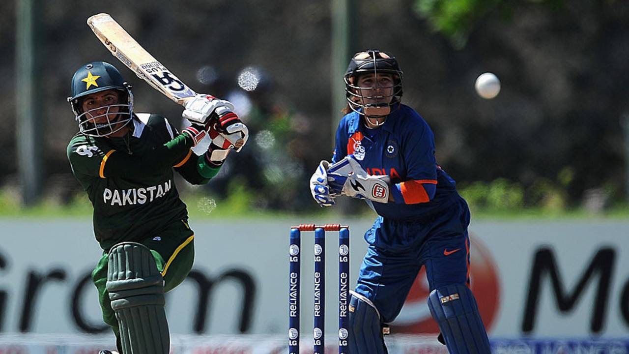 Sana Mir top scored for Pakistan, India Women v Pakistan Women, Group A, Women's World T20, October, 1, 2012