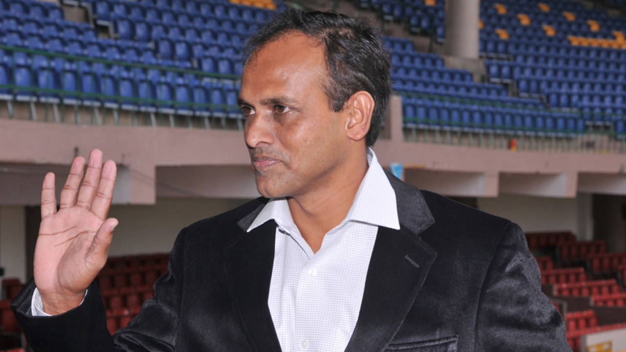 Yere Goud after announcing his retirement, Bangalore, October 29, 2012