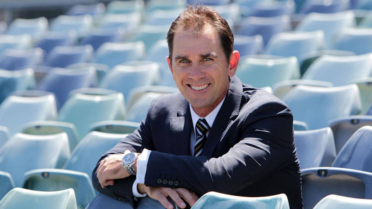 Newly appointed Western Australia Warriors coach Justin Langer at the WACA, Perth, November 14, 2012