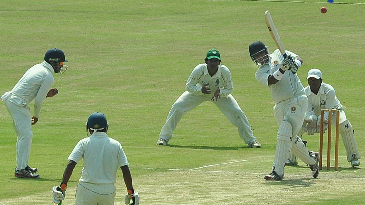Abhishek Hegde scored a century for Kerala, Kerala v Assam, Ranji Trophy, Group C, 4th day, Malappuram, November 20, 2012