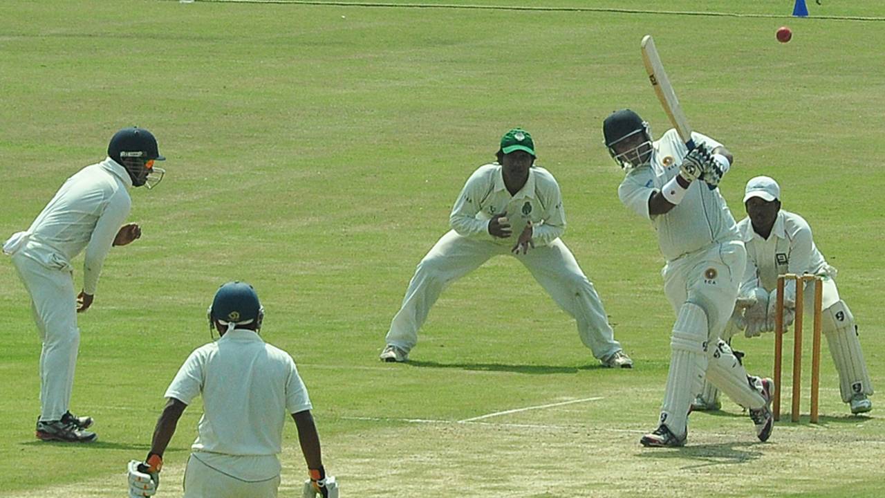 Abhishek Hegde scored a century for Kerala, Kerala v Assam, Ranji Trophy, Group C, 4th day, Malappuram, November 20, 2012