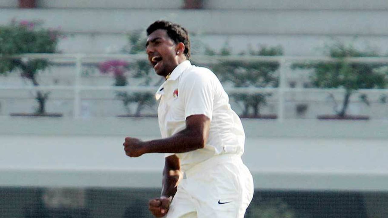File photo: Ankeet Chavan had a strong 2012-13 first-class season for Mumbai, emerging as the team's highest wicket-taker&nbsp;&nbsp;&bull;&nbsp;&nbsp;Fotocorp