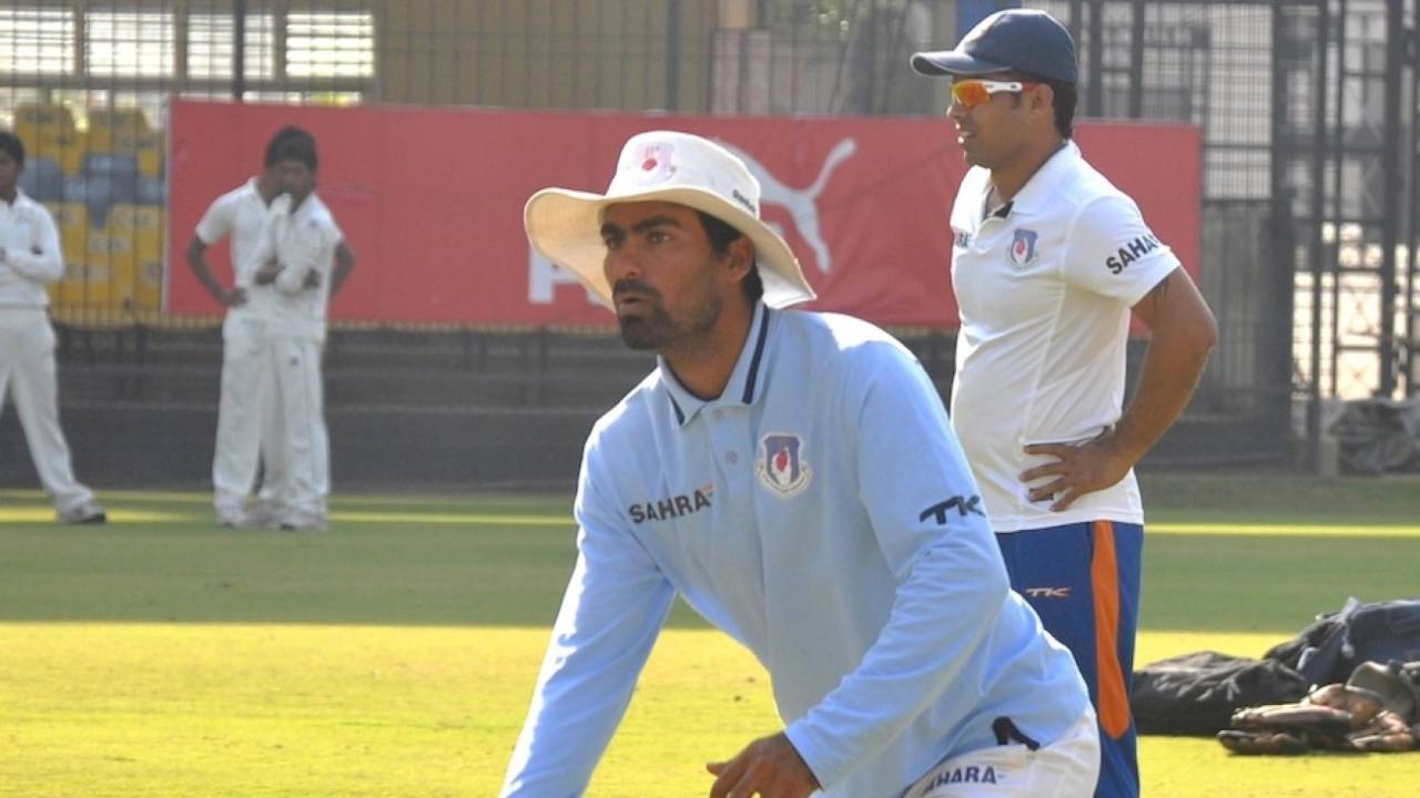 Mohammad Kaif, the UP captain, during a practice session, Ranji Trophy, Indore, January 5, 2013