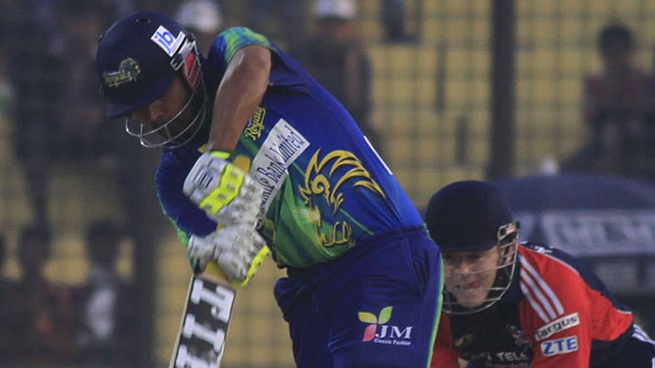 Nazmul Hosain Milon steered Sylhet Royals to victory with an unbeaten 45