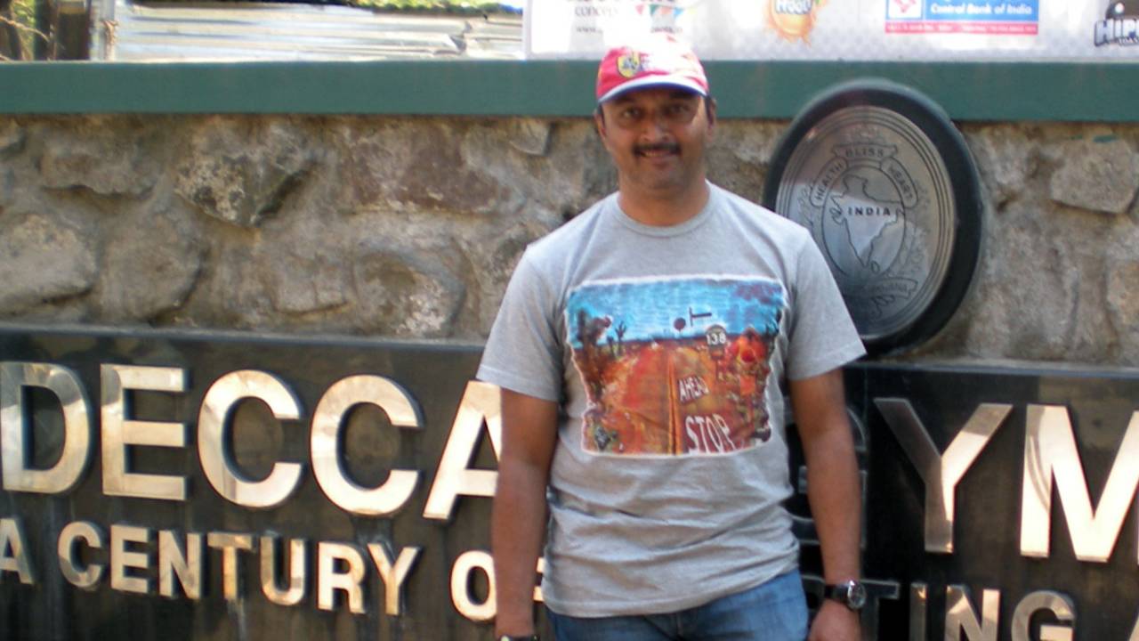 Former Maharashtra batsman Shantanu Sugwekar outside the Deccan Gymkhana club, Pune, February 17, 2013