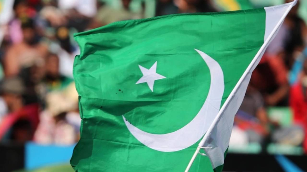 A Pakistan fan waves his flag at Kingsmead, South Africa v Pakistan, 4th ODI, Durban, March 21, 2013