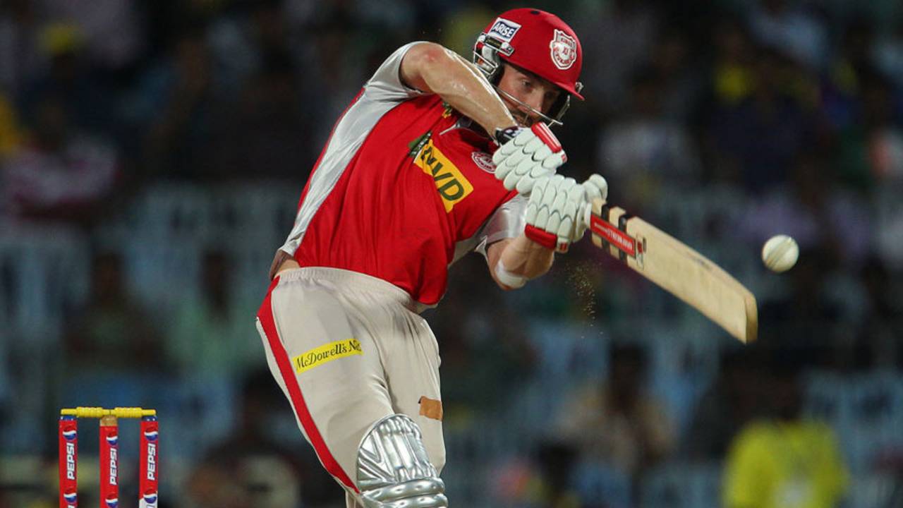 Shaun Marsh plays a shot during his innings, Chennai Super Kings v Kings XI Punjab, IPL 2013, Chennai, May 2, 2013