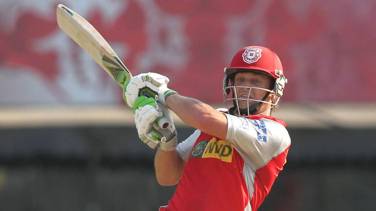 Adam Gilchrist pulls to the boundary, Kings XI Punjab v Rajasthan Royals, IPL, Mohali, May 9, 2013