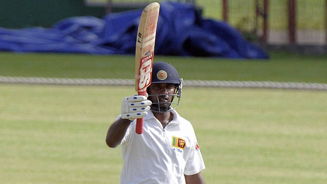 Udara Jayasundera scored an unbeaten 50, West Indies A v Sri Lanka A, 2nd unofficial Test, 4th day, Kingstown, June 15, 2013