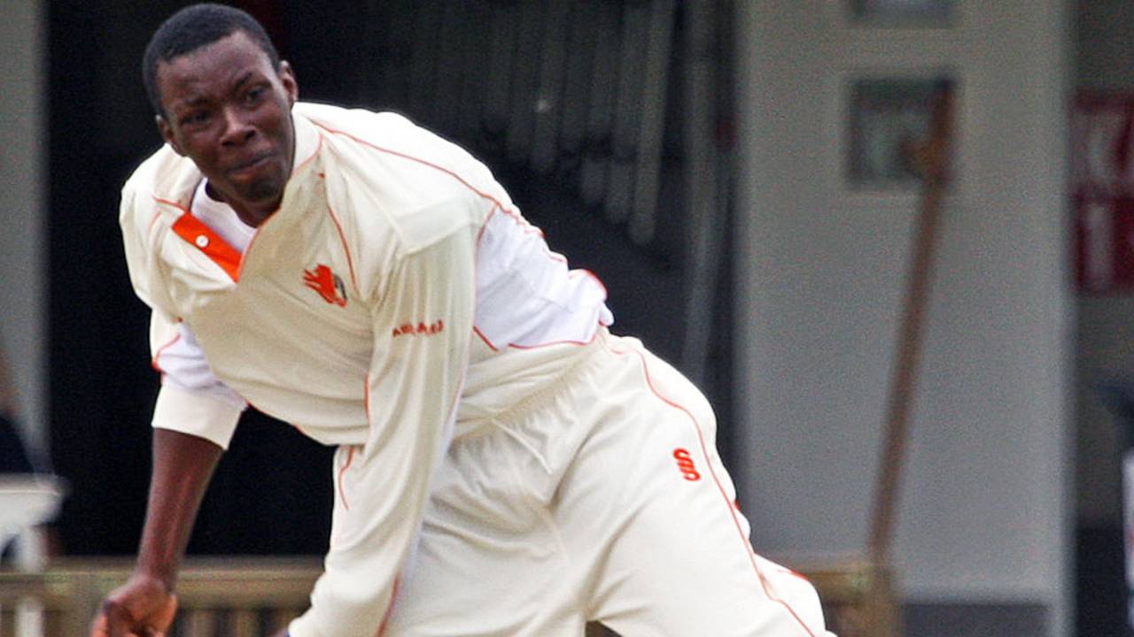 Daniel Doram took five wickets in the innings, Netherlands v Ireland, ICC Intercontinental Cup, 1st day, Deventer, July 1, 2013