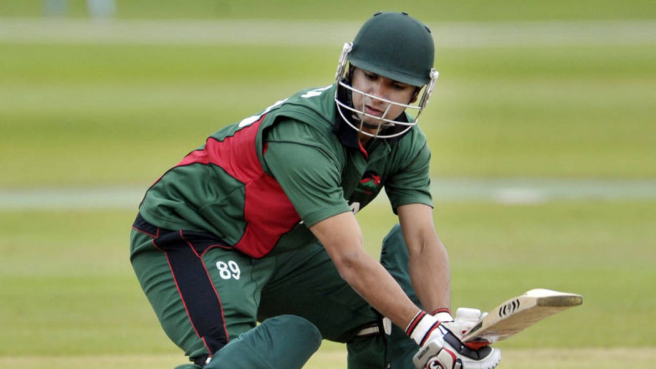 Tanmay Mishra top-scored for Kenya with 59, Scotland v Kenya, ICC World Cricket League Championship, Aberdeen, July 2, 2013 