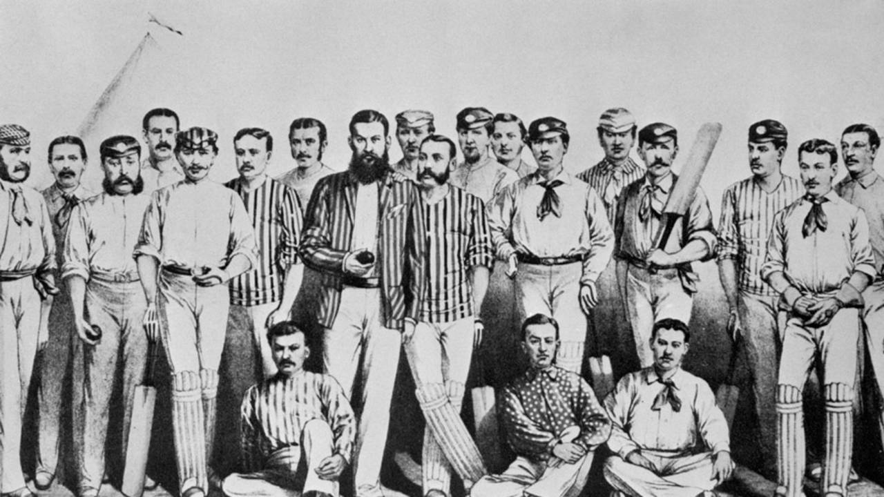 The England cricket team in 1880