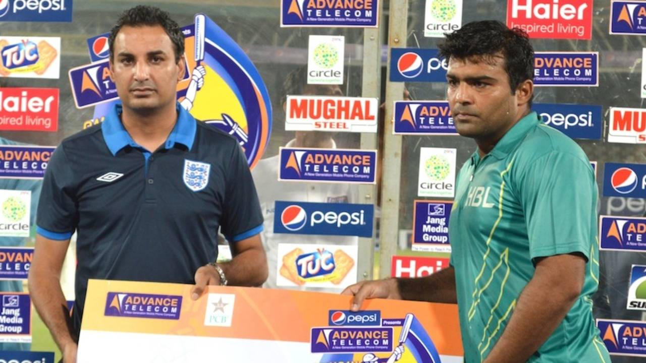 Fahad Masood was named Man of the Match, Habib Bank Limited v Pakistan International Airlines, Group A, Ramadan T20 Cup, Karachi, July 8, 2013