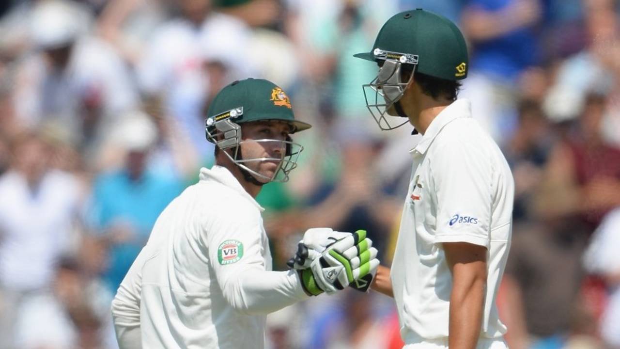 Phillip Hughes and Ashton Agar put on the highest tenth-wicket partnership of all time in Tests, England v Australia, 1st Investec Test, Trent Bridge, 2nd day, July 11, 2013