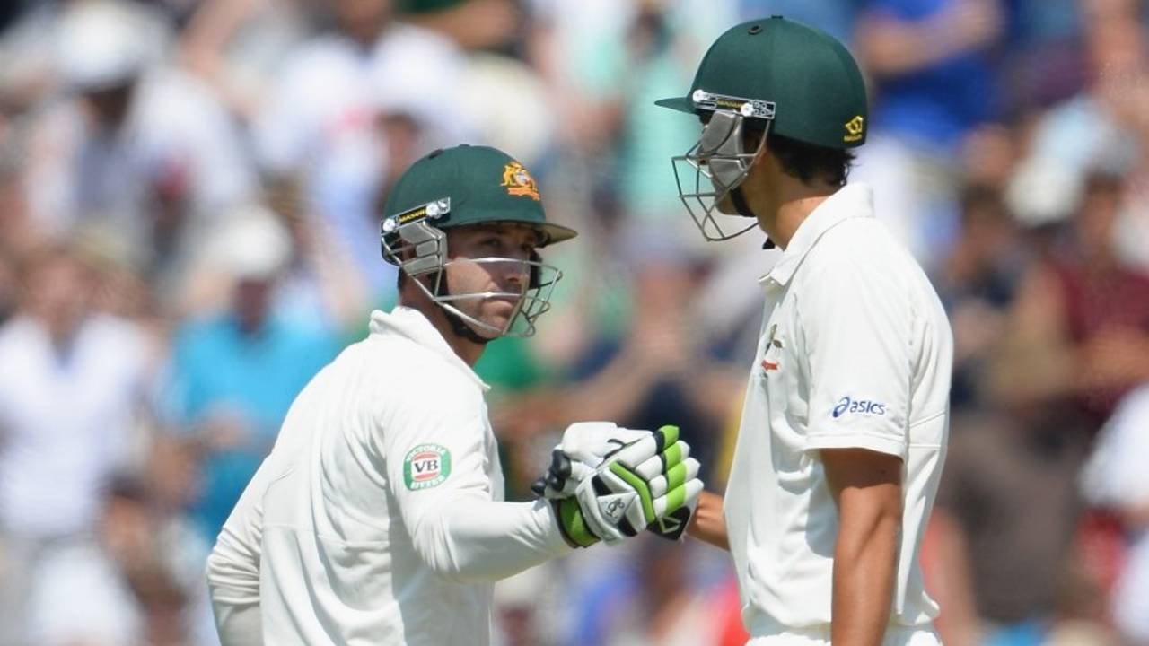 Phillip Hughes and Ashton Agar put on the highest tenth-wicket partnership of all time in Tests, England v Australia, 1st Investec Test, Trent Bridge, 2nd day, July 11, 2013
