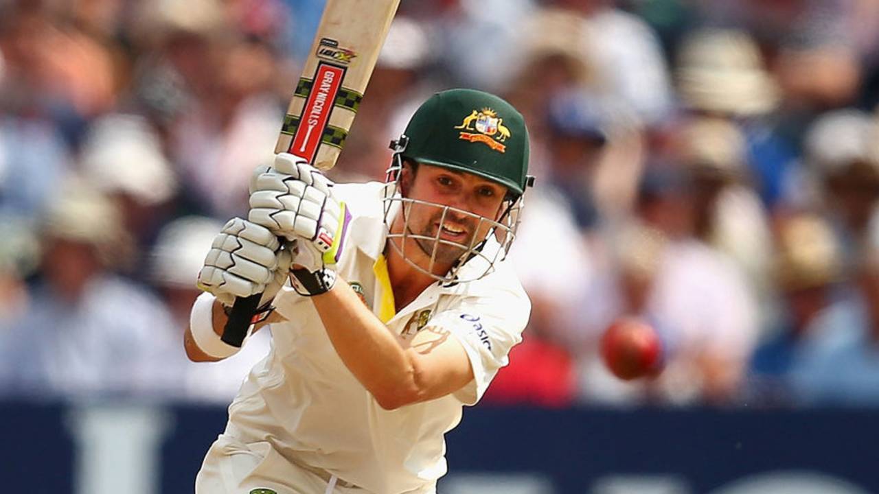 Ed Cowan made a positive start, England v Australia, 1st Investec Test, Trent Bridge, 4th day, July 13, 2013