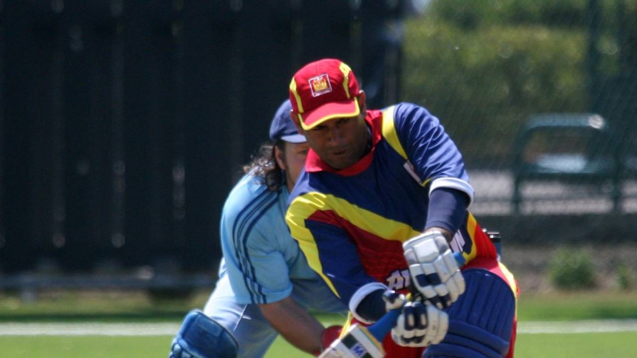 Muhammad Hanif's knock of 74 went in vain, Argentina v Bahrain, ICC World Cricket League Division Six, St Clement, July 21, 2013