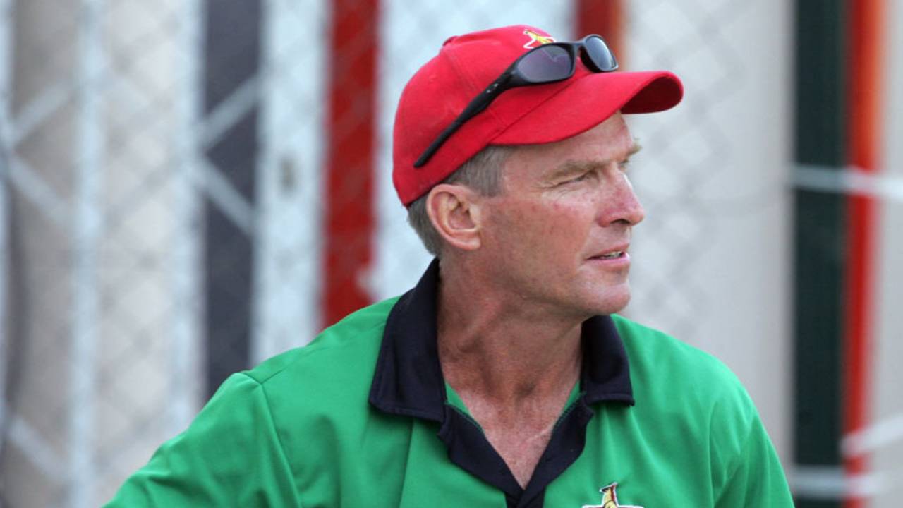 Andy Waller during training, Zimbabwe v Pakistan, 2nd Test, Harare, 1st day, September 10, 2013