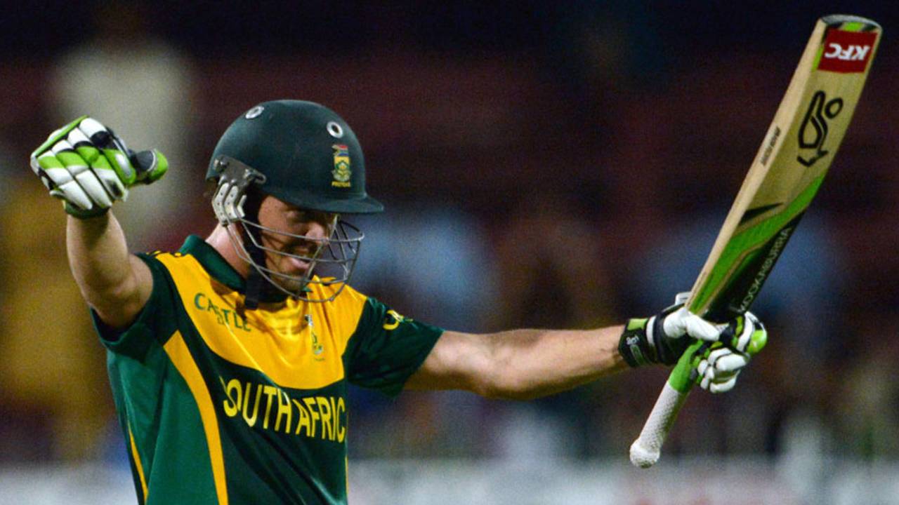 Across India, chants of "A-B-D," have resonated throughout this series, and it is likely to remain the same in Bangalore, a city that has adopted de Villiers as one of their own&nbsp;&nbsp;&bull;&nbsp;&nbsp;AFP