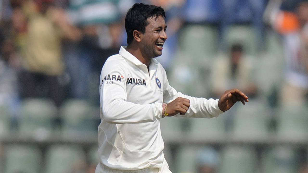 Pragyan Ojha finished with 5 for 40, India v West Indies, 2nd Test, Mumbai, 1st day, November 14, 2013
