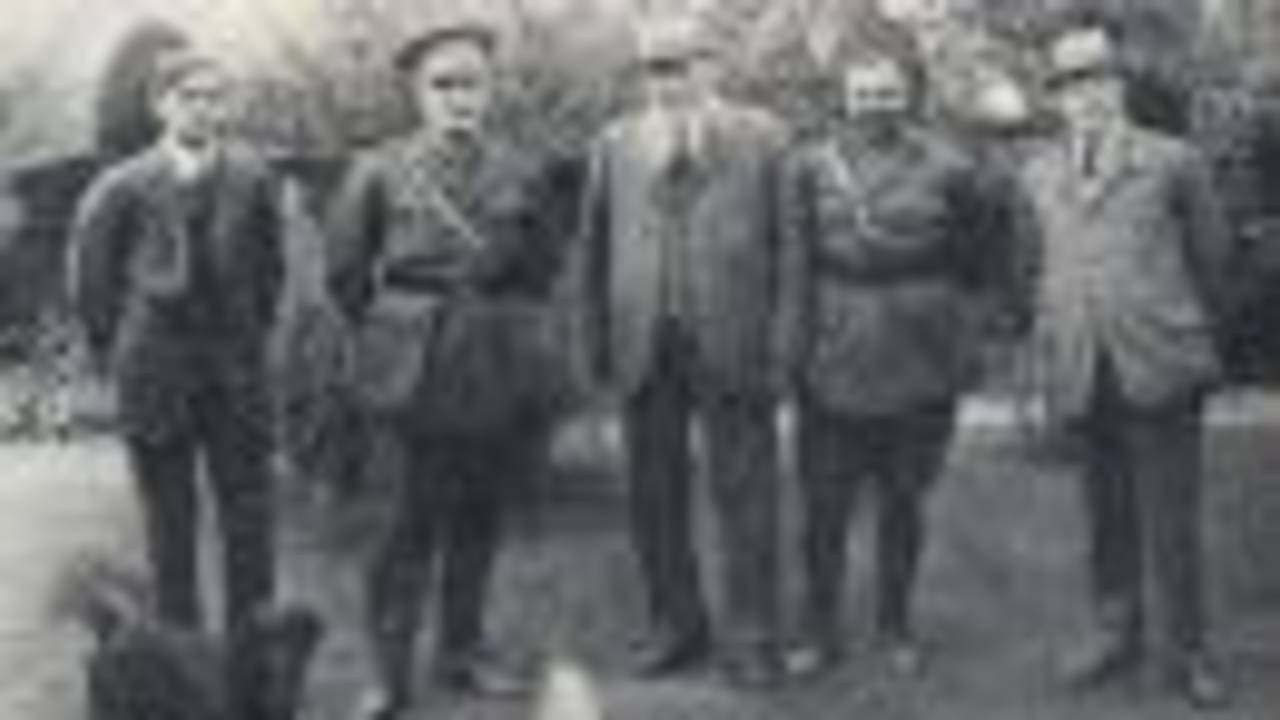 ANO, Archie MacLaren, WG Grace, Ranji, WG Heasman - 1910 (approx)