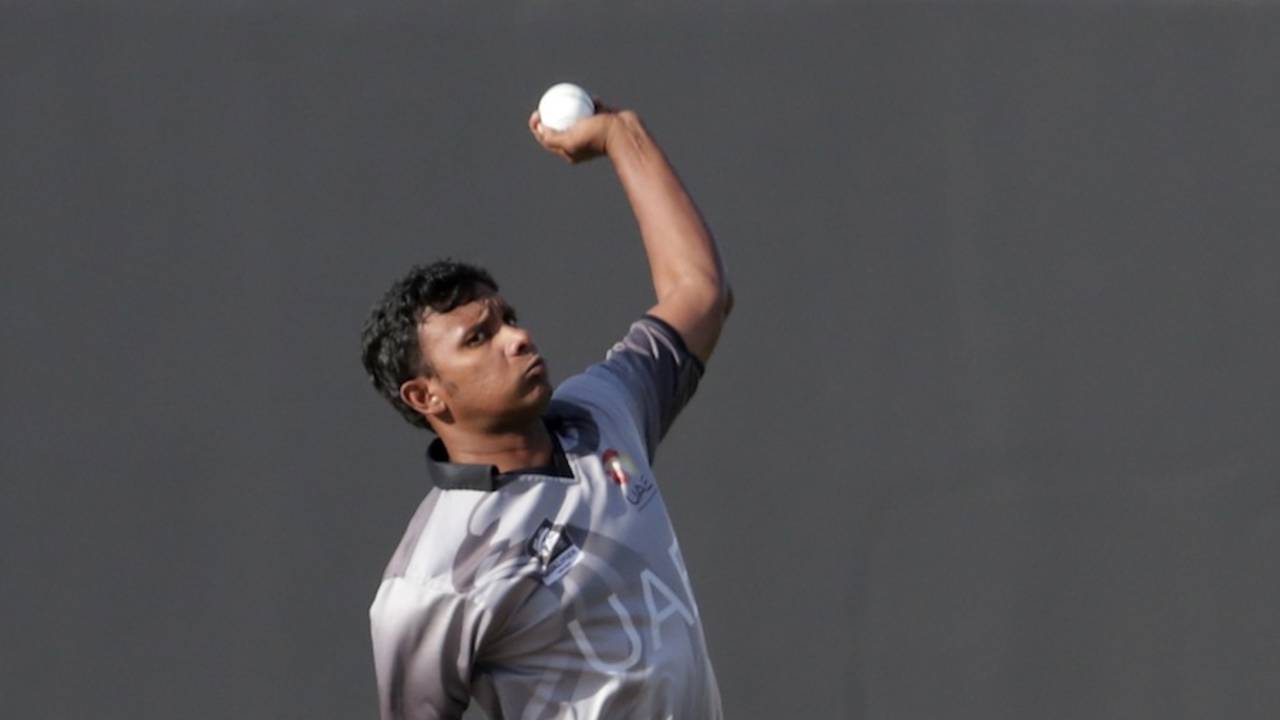 Shadeep Silva took a wicket and gave nine runs from his four runs