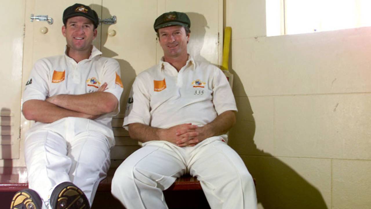 Mark and Steve: the first twins to play in a Test together&nbsp;&nbsp;&bull;&nbsp;&nbsp;Getty Images