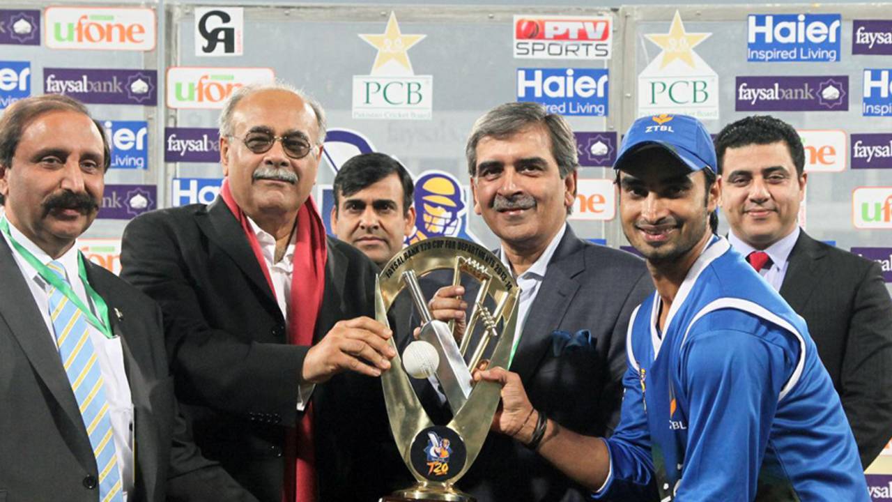Imran Nazir collects the spoils after ZTBL cruised to victory in the Faysal Bank T20 Cup