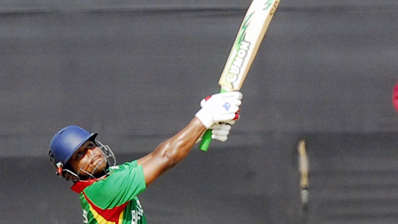 Saeed Sarkar made 83 from No. 8, Bangladesh U-19s v West Indies U-19s, 1st youth ODI, Chittagong, December 6, 2013