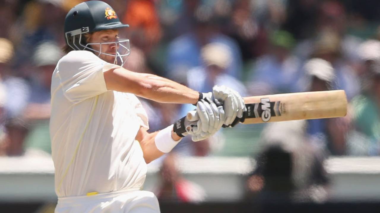 Shane Watson played in aggressive fashion, Australia v England, 4th Test, Melbourne, 4th day, December 29, 2013