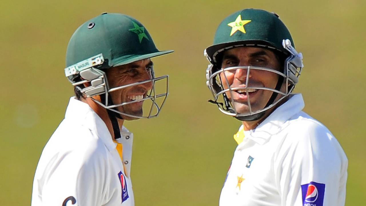 Younis Khan and Misbah-ul-Haq took the game away from Sri Lanka, Pakistan v Sri Lanka, 1st Test, Abu Dhabi, 2nd day, January 1, 2014