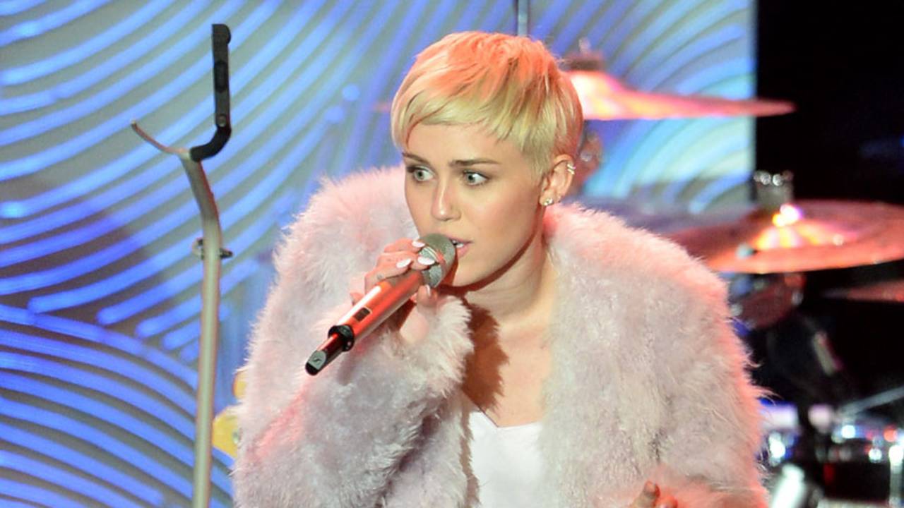 Years of ducking pelted fruit have honed Miley Cyrus' technique against the short ball&nbsp;&nbsp;&bull;&nbsp;&nbsp;Getty Images
