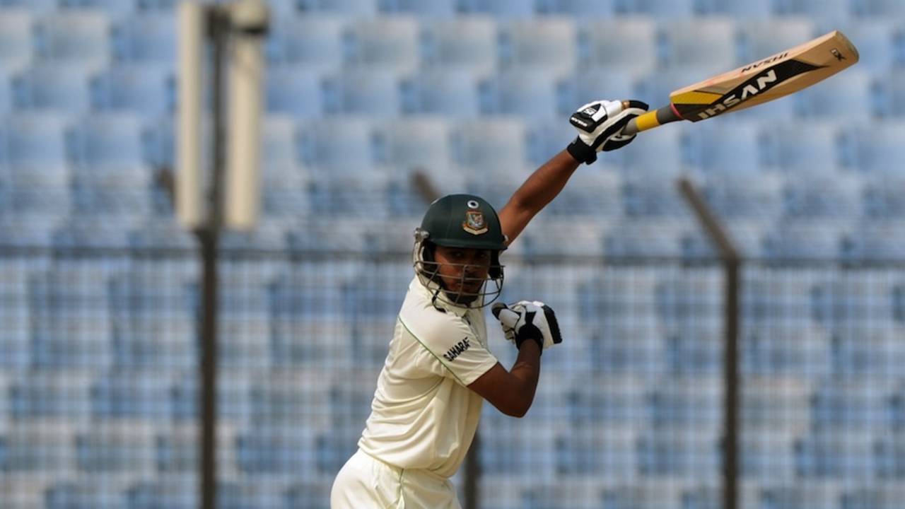Shamsur Rahman spent more than three and a half hours batting in this series and had faced 150 deliveries before the one that got him today, but the runs just wouldn't come&nbsp;&nbsp;&bull;&nbsp;&nbsp;AFP