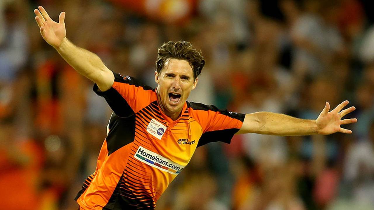 Brad Hogg was the leading wicket-taker for Perth Scorchers in the BBL&nbsp;&nbsp;&bull;&nbsp;&nbsp;Getty Images