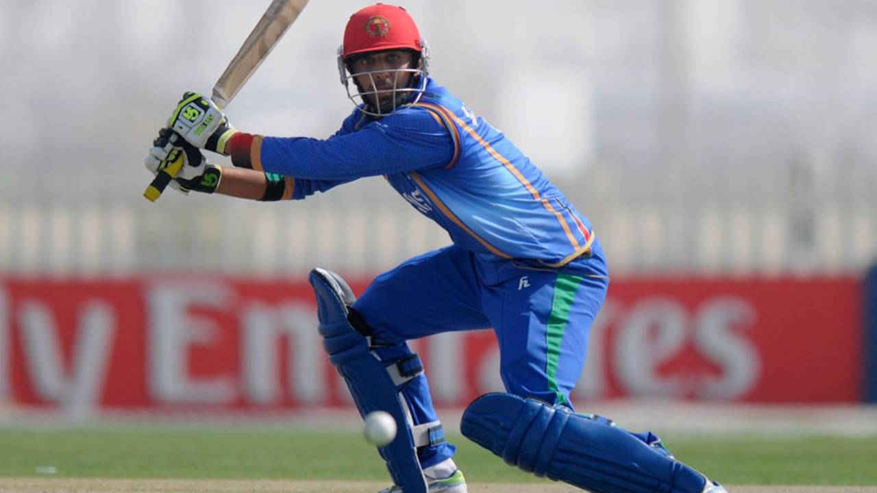 Afghanistan Under-19 opener Mohammad Mujtaba top scored with 75, Afghanistan v Australia, Under-19 World Cup, Abu Dhabi, February 17, 2014