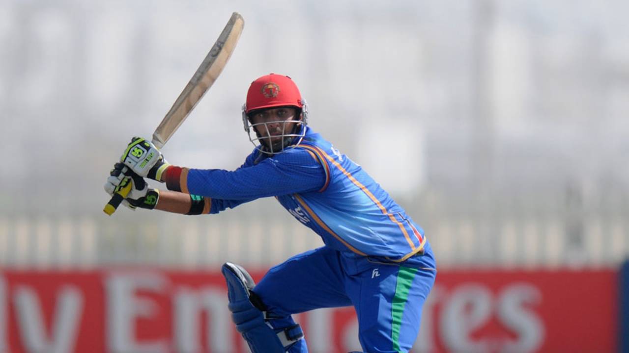 Afghanistan Under-19 opener Mohammad Mujtaba top scored with 75, Afghanistan v Australia, Under-19 World Cup, Abu Dhabi, February 17, 2014