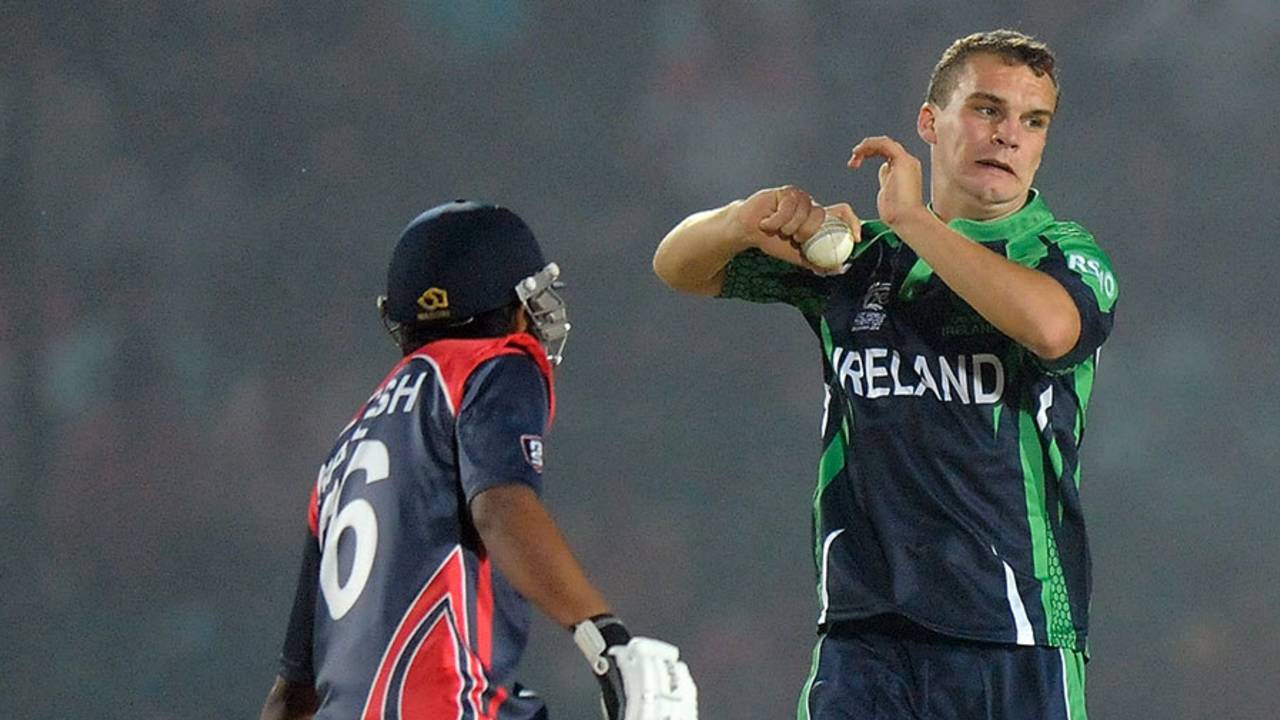 Andy McBrine is one of two new players with Ireland category A contracts&nbsp;&nbsp;&bull;&nbsp;&nbsp;ICC