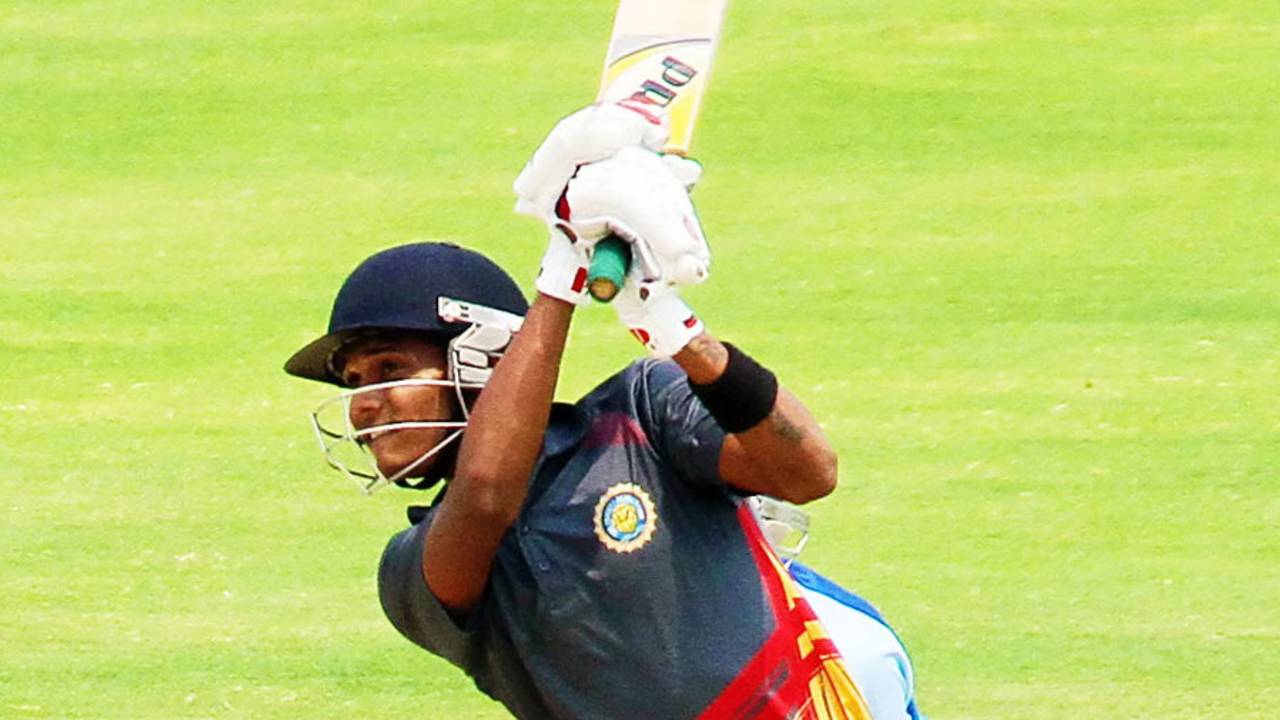 Keenan Vaz struck a match-winning 53, Andhra v Goa, Syed Mushtaq Ali Trophy, South Zone, Vizianagaram, April 3, 2014