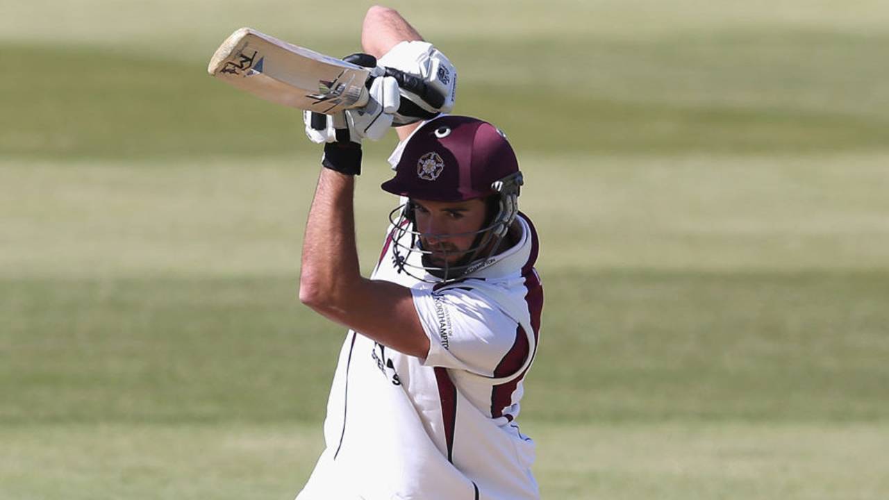 Matt Spriegel made a valuable 97, Northamptonshire v Durham, County Championship Division One, Northampton, 3rd day, April 15, 2014