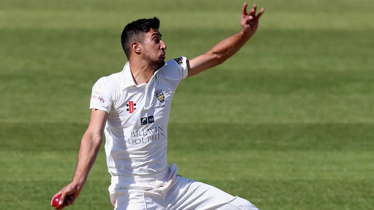 Usman Arshad finished with four wickets, Northamptonshire v Durham, County Championship Division One, Northampton, 3rd day, April 15, 2014