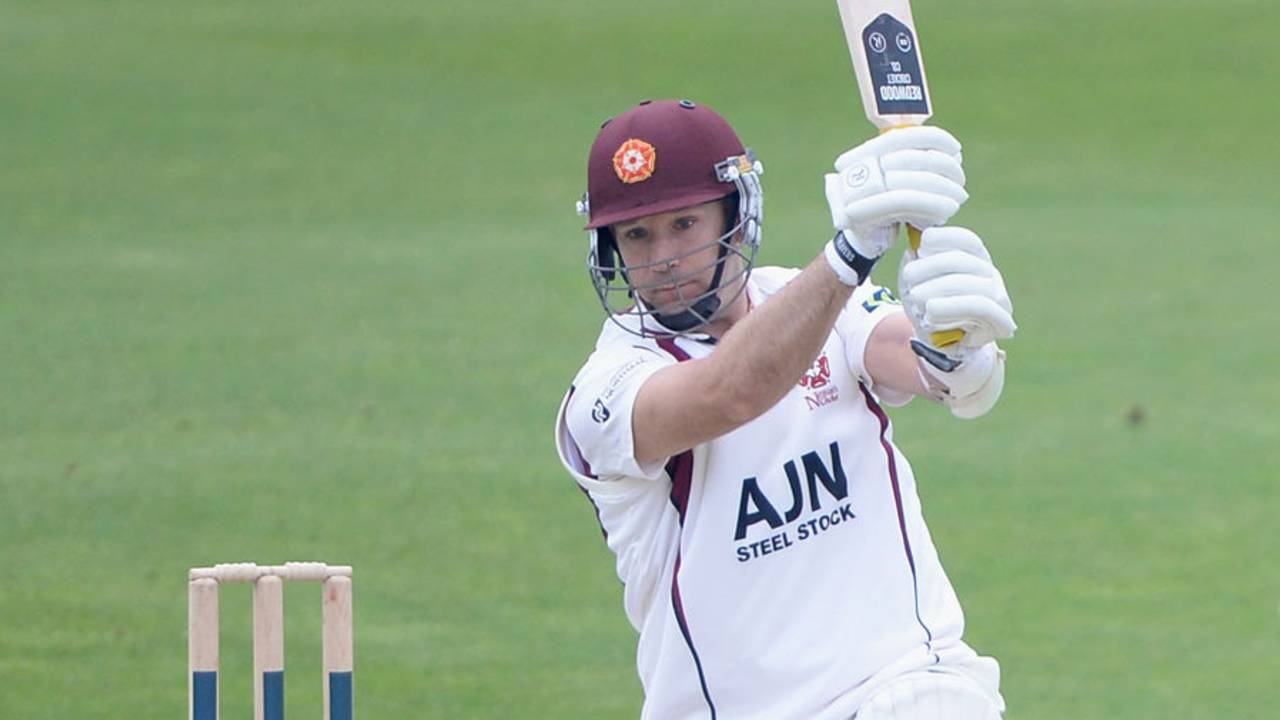 James Middlebrook made a patient half-century, Yorkshire v Northamptonshire, County Championship, Division One, Headingley, 3rd day, April 22, 2014