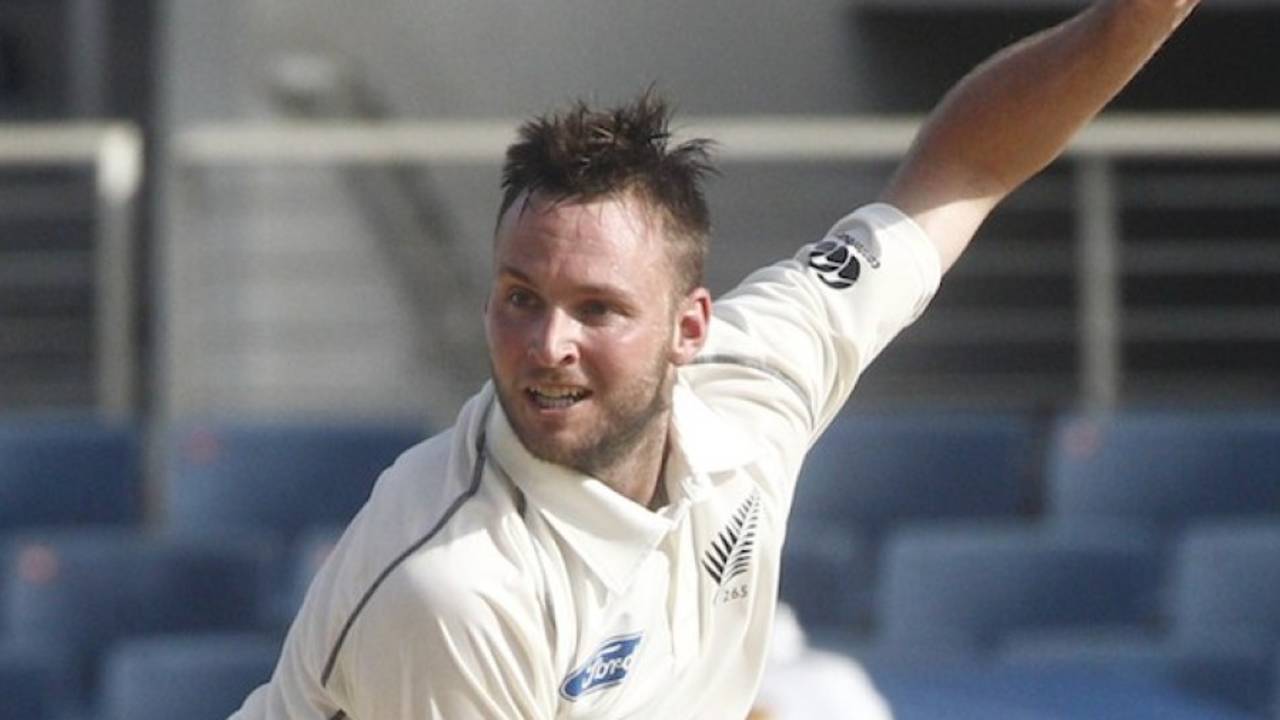 Mark Craig took the best figures for a New Zealand debutant, West Indies v New Zealand, 1st Test, Kingston, 4th day, June 11, 2014