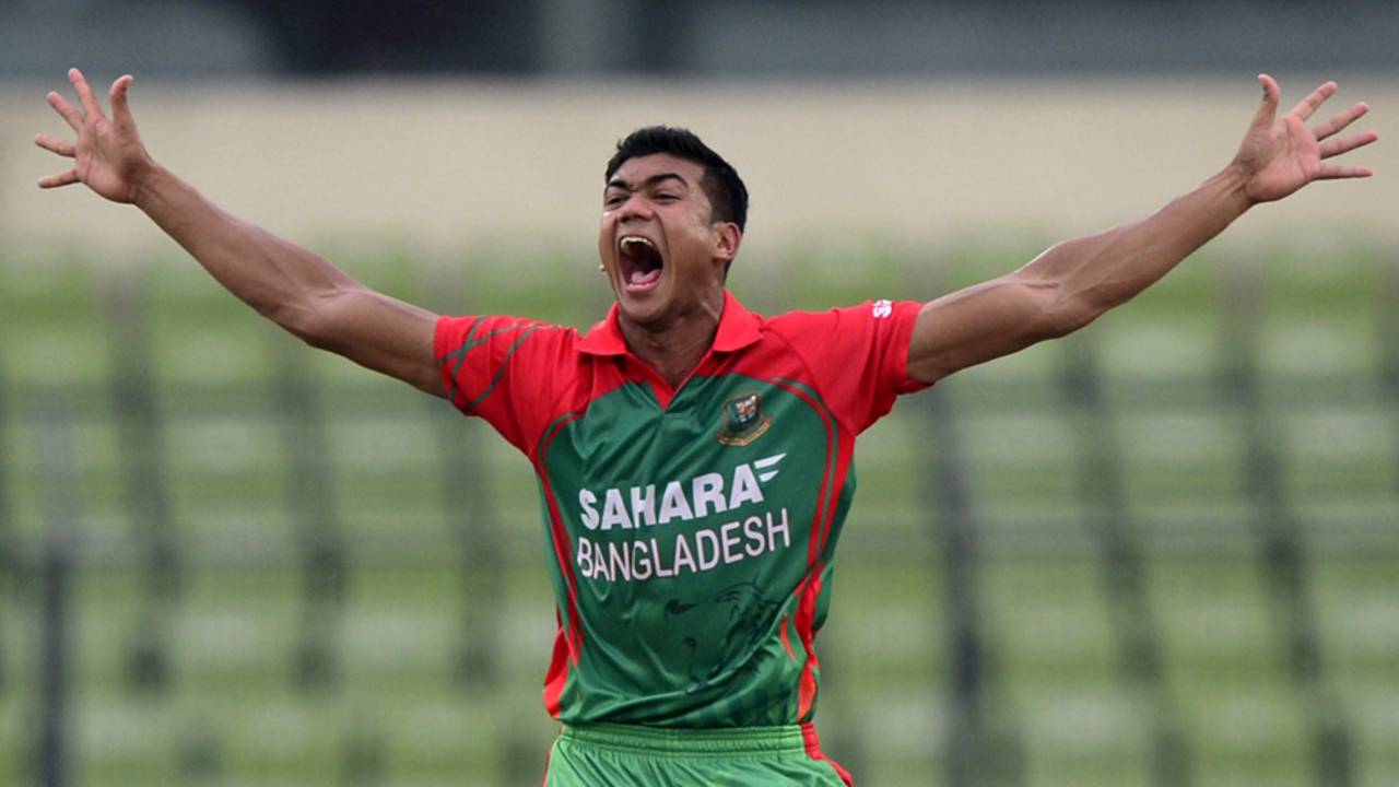 Taskin Ahmed's 5 for 28 was the fifth-best figures on ODI debut, Bangladesh v India, 2nd ODI, Mirpur, June 17, 2014