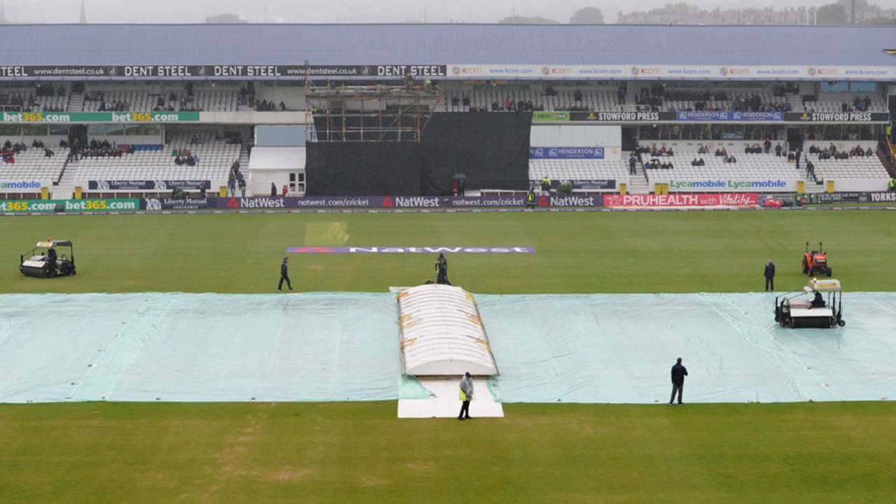 The weather refused to play ball for the Roses match, Yorkshire v Lancashire, NatWest T20 Blast, North Division, Headingley, June 27, 2014
