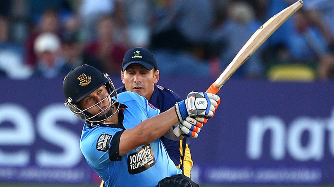 Craig Cachopa hits out, Sussex v Glamorgan, NatWest T20 Blast, Hove, July 15, 2014