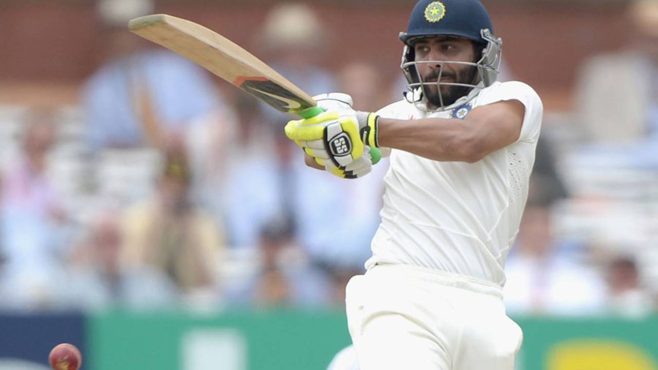 Ravindra Jadeja played an attacking innings, England v India, 2nd Investec Test, Lord's, 4th day, July 20, 2014