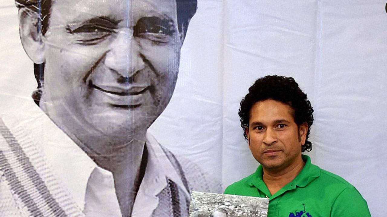 Sachin Tendulkar during the launch of the book Raj Singh Dungarpur - A tribute, Mumbai, July 25, 2014