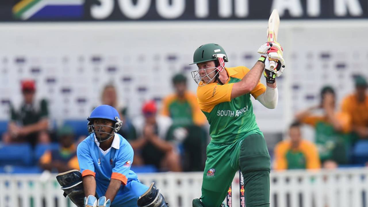 Johan Wessels top-scored with 56, Assupol TUKS v Rizvi Mumbai, Red Bull Campus Cricket World Finals, semi-final, London, July 26, 2014